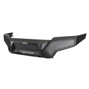 Toyota Tacoma Bumper - Front - Go Rhino - Element with Power Actuated Hide-Away Light Bar Mount - Textured Black - `16-`21